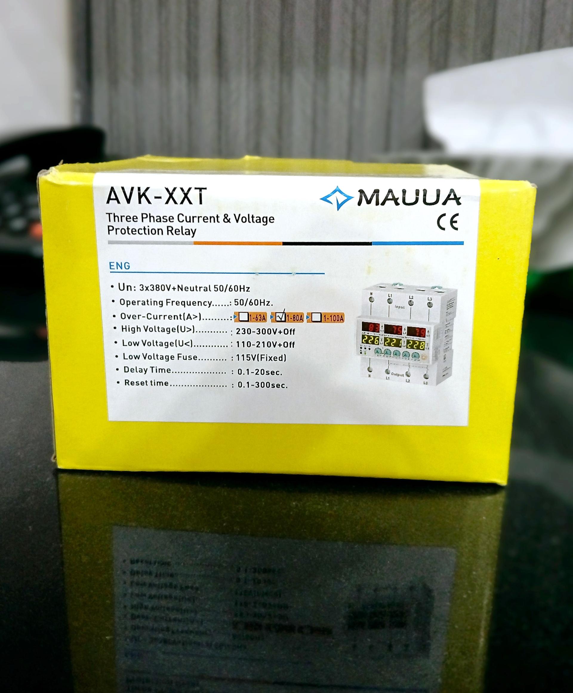 Voltage Protection Relay MAUUA AVK XXT Box