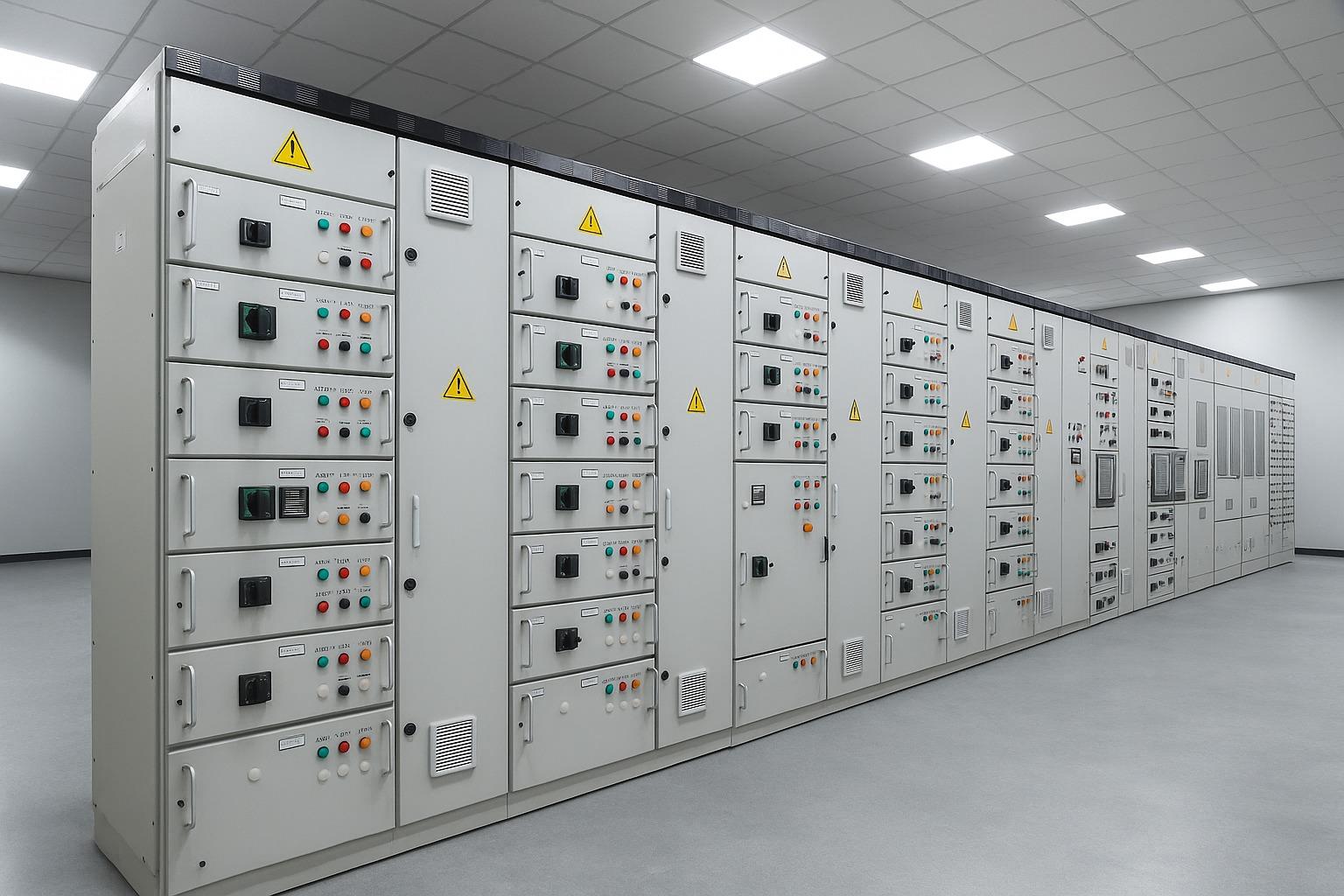 Close up of high precision electrical components